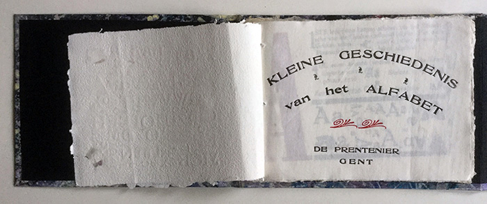 
Ronald Ergo, Alfabet. Kleine geschiedenis van het alfabet, De Prentenier, 1992