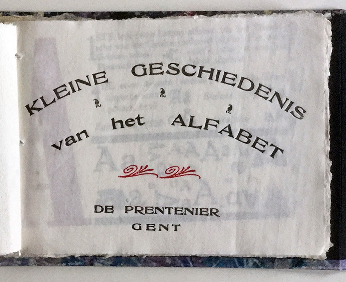 
Ronald Ergo, Alfabet. Kleine geschiedenis van het alfabet, De Prentenier, 1992