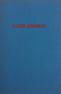 J.L. de Belder., Jan D'Haese, H. Hensen, F. Handpoorter, Ronald Ergo, Laus Amoris, vijf gedihten, vijf houtsneden van Ronald Ergo