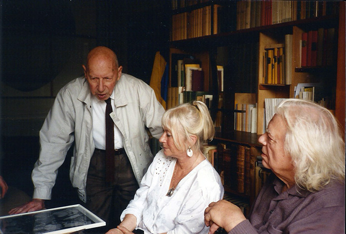 Michel Seuphor,  Oda Saey en Jan D'Haese