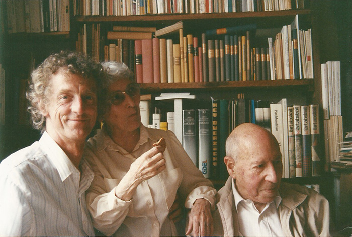 Ronald Ergo, Suzanne Prasse en Michel Seuphor

