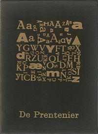 
Ronald Ergo, Alfabet. Kleine geschiedenis van het alfabet, De Prentenier, 1992, opbergdoos