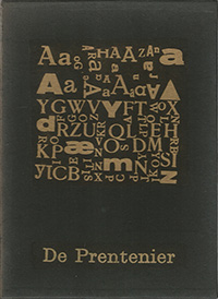 Ronald Ergo, Alfabet. Kleine geschiedenis van het alfabet, De Prentenier, 1992, opbergdoos